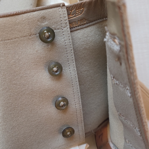 Antique Tan Buttoned Spats - Picture 5 of 6